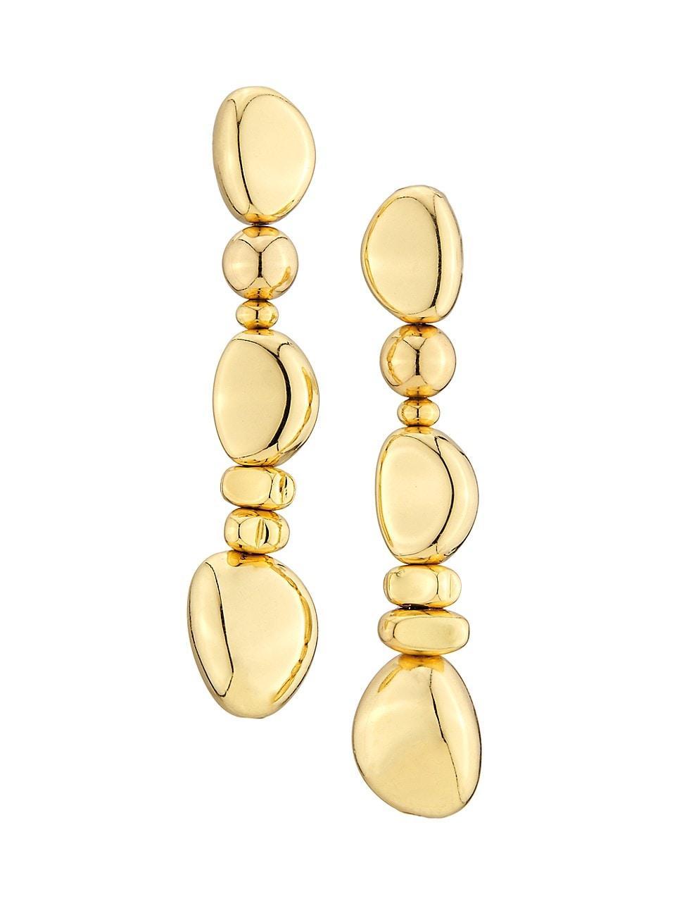 Womens Astro 14K-Gold-Plated Beaded Drop Earrings Product Image