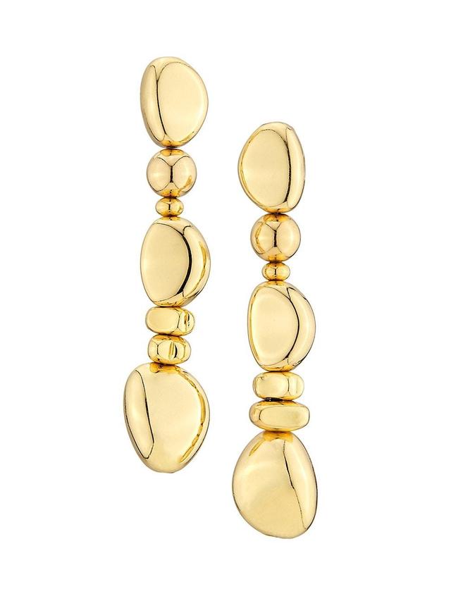 Womens Astro 14K-Gold-Plated Beaded Drop Earrings Product Image