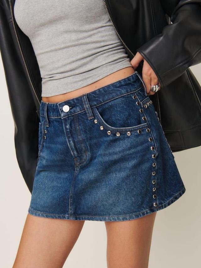 Hazel Denim Mini Skirt Product Image