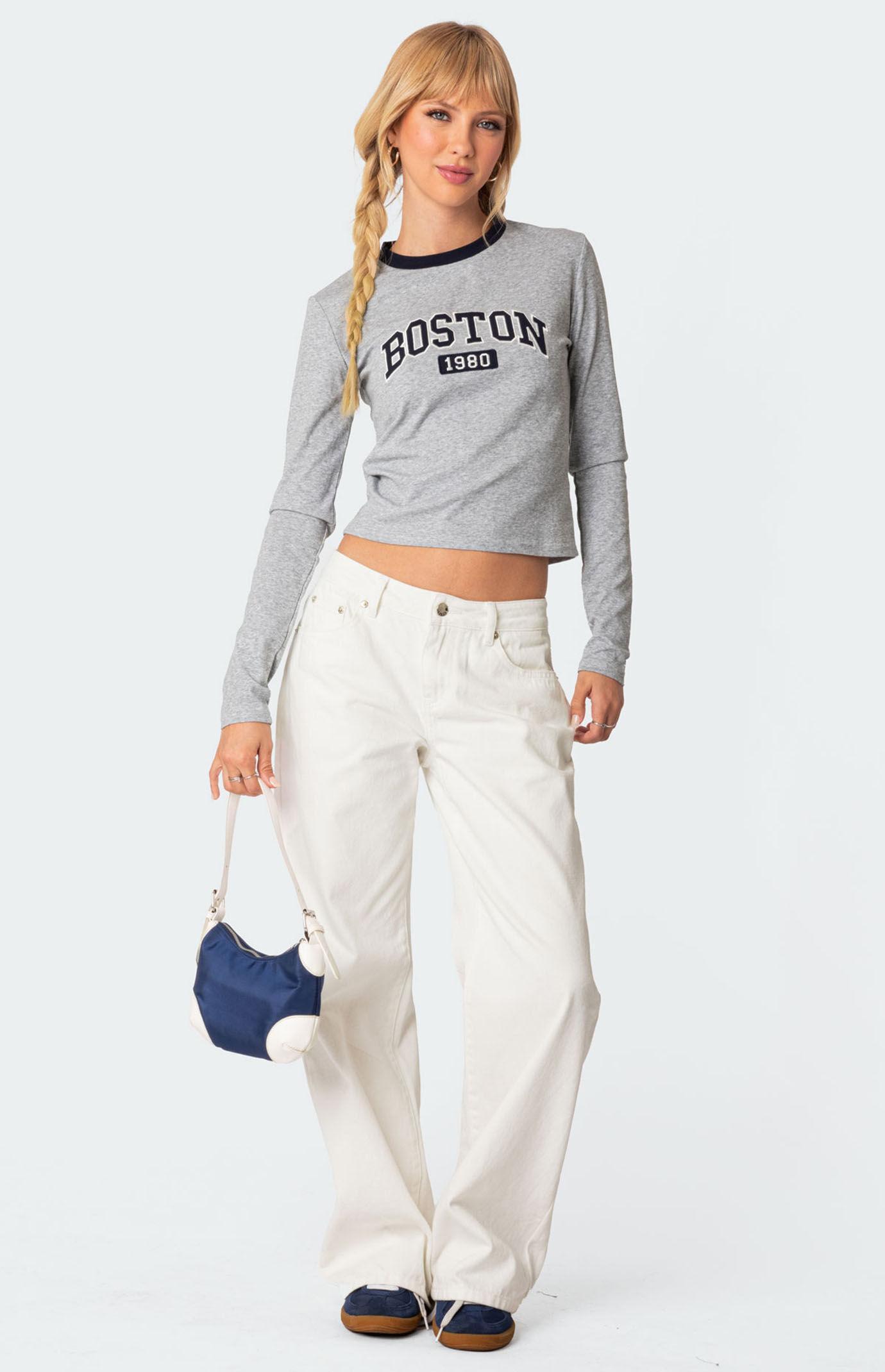 Edikted Women's Boston Long Sleeve T-Shirt Product Image