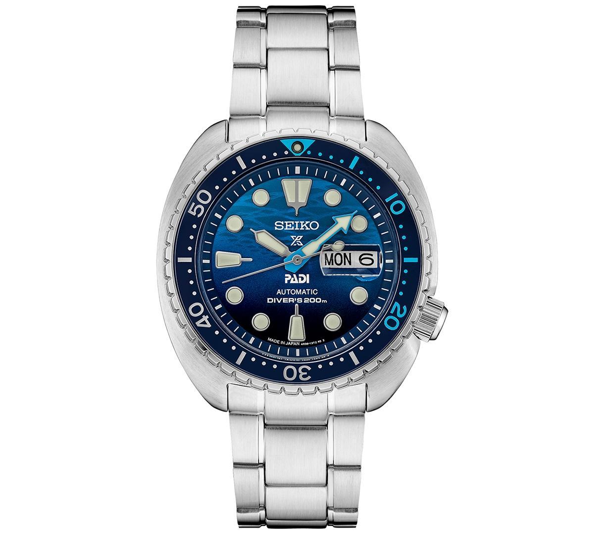 Seiko Mens Automatic Prospex Padi Special Edition Stainless Steel Bracelet Watch 45mm Product Image