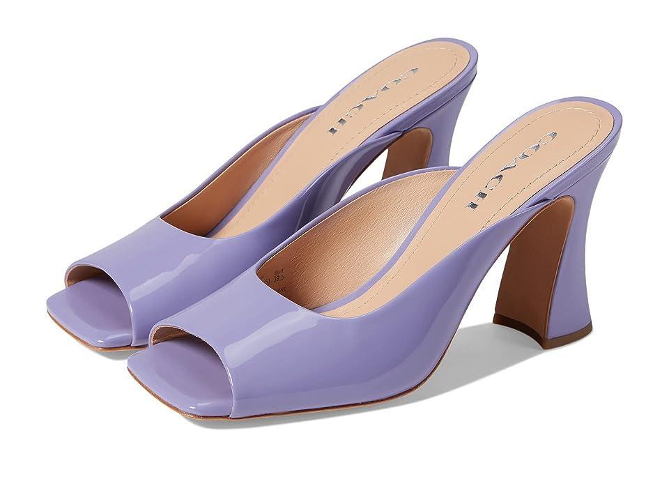 COACH Laurence Patent Leather Sandal (Light Violet) Women's Shoes Product Image