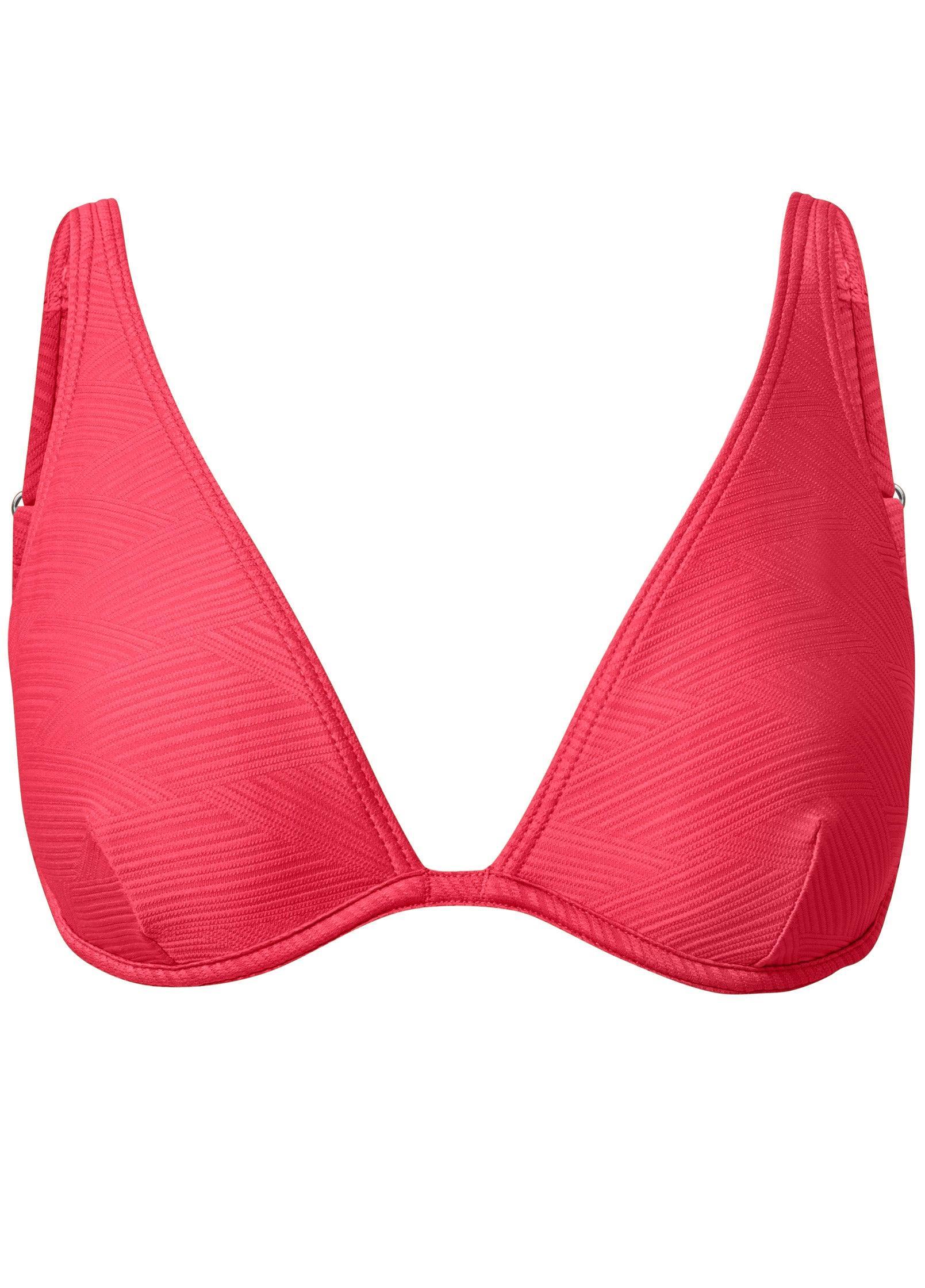 Underwire Swim Top - Textured Sunset Pink Product Image