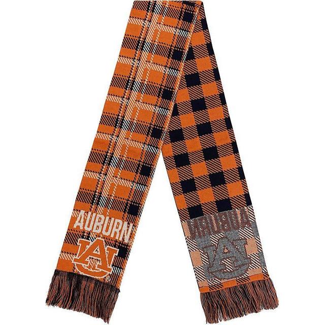 FOCO Auburn Tigers Plaid Color Block Scarf, Blue Product Image