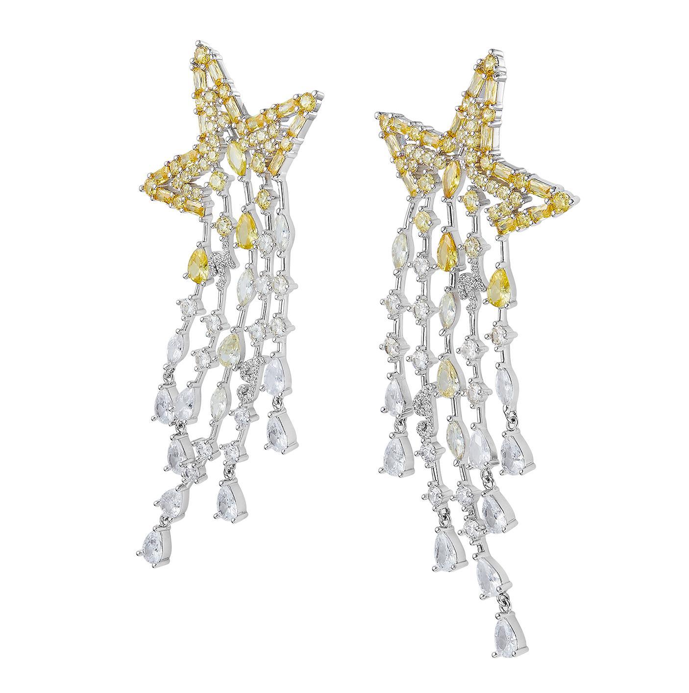 Yellow Blanca Earrings (Final Sale) Product Image