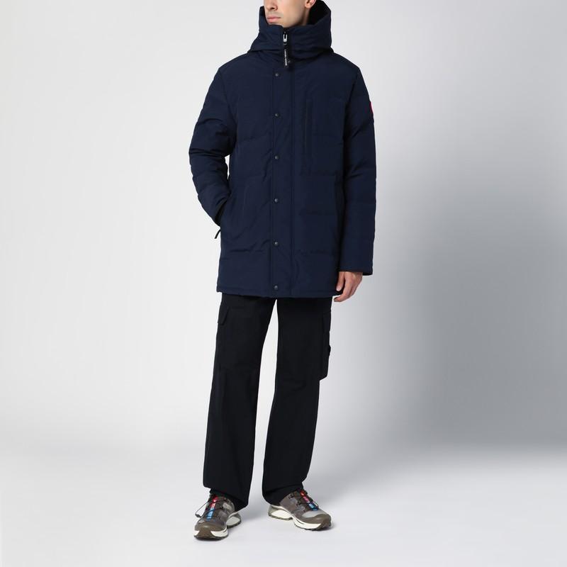 CANADA GOOSE Atlantic Blue Quilted Parka In Orange Product Image