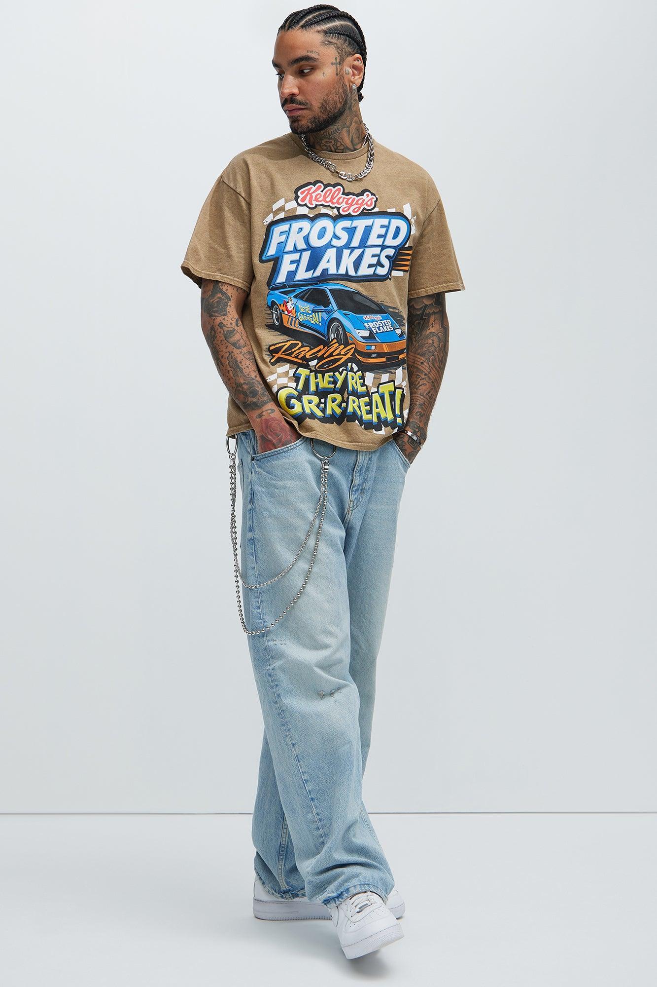 Frosted Flakes Racing Short Sleeve Tee - Brown Product Image