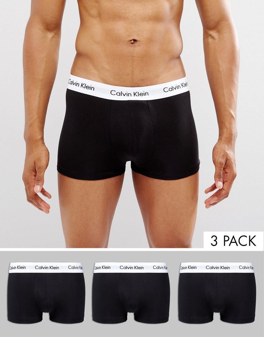 Calvin Klein Cotton Stretch 3 pack low rise boxer briefs Product Image