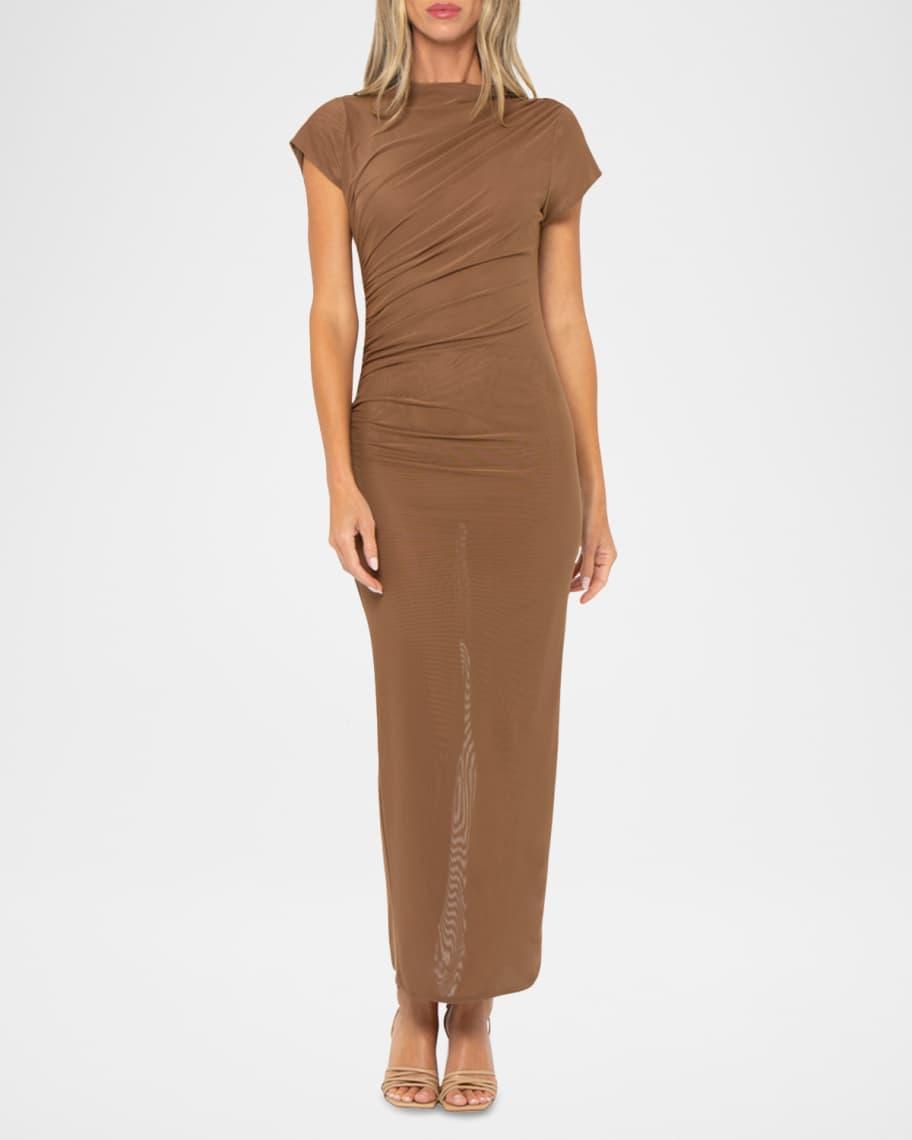 Reign Gathered Midi Dress Product Image