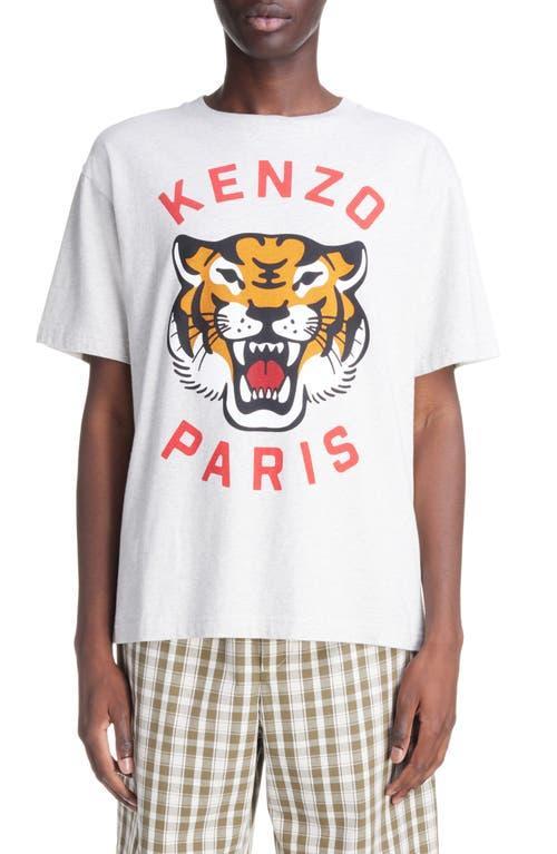 KENZO Lucky Tiger Oversize Cotton Graphic T-Shirt Product Image