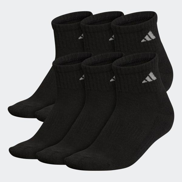 Athletic Cushioned Quarter Socks 6 Pairs Product Image