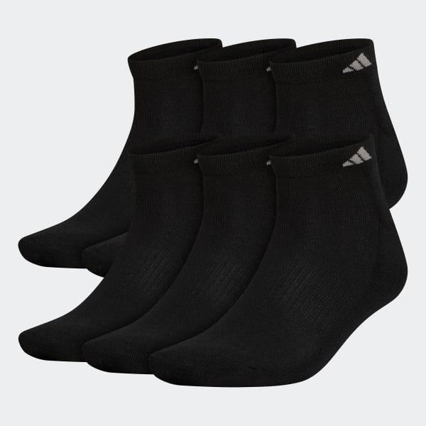 adidas Athletic Cushioned Low-Cut Socks 6 Pairs XL White XL Product Image