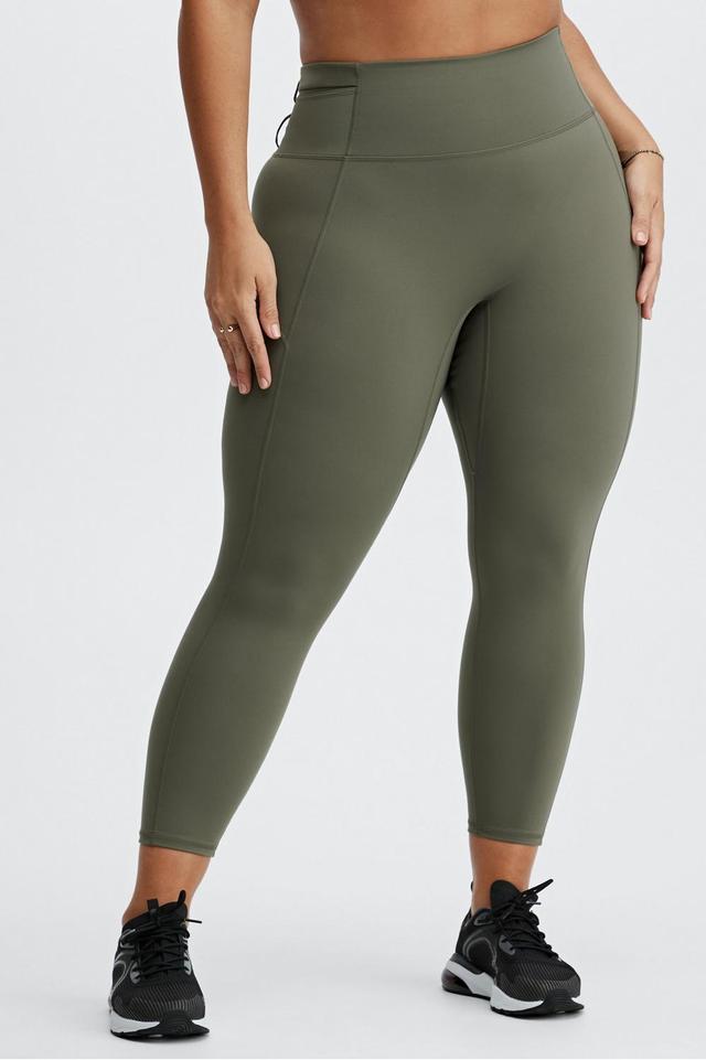 Fabletics High-Waisted Utility Hike 7/8 Legging Womens green Size S Product Image