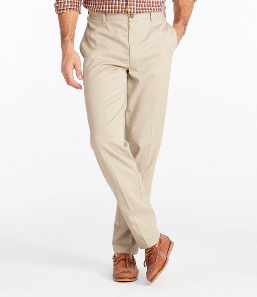 
                            Men's Wrinkle-Free Double L® Chinos, Classic Fit, Plain Front
                         Product Image