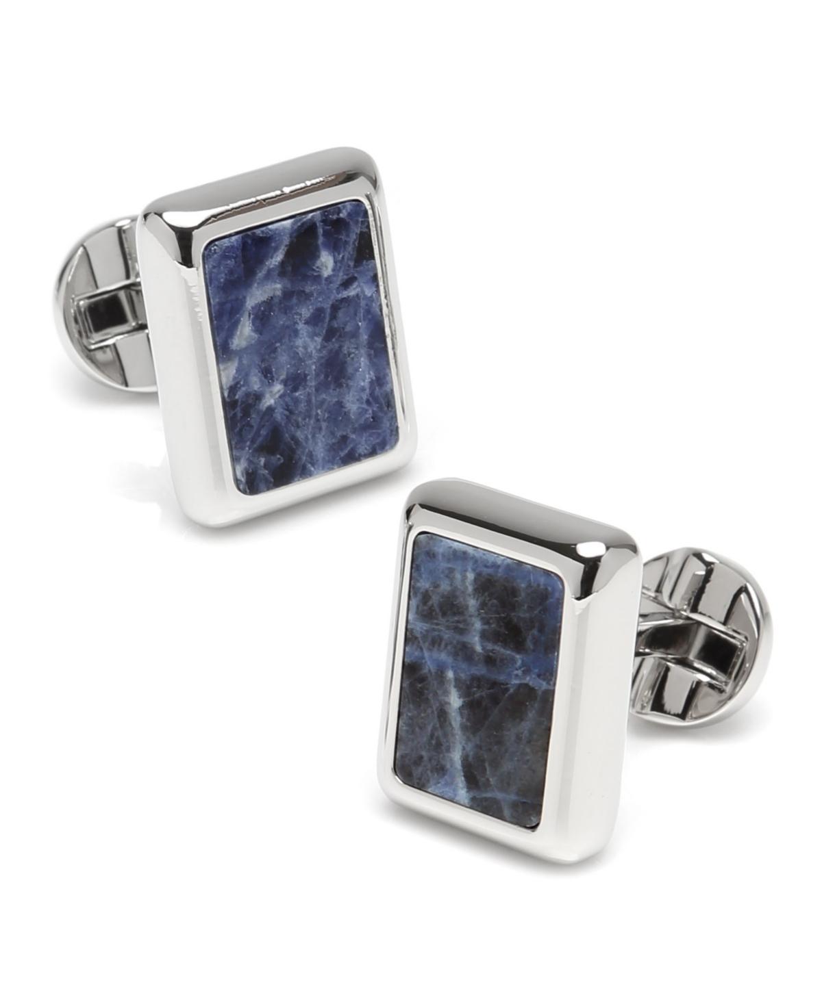 Silver and Sodalite JFK Presidential Cufflinks Product Image