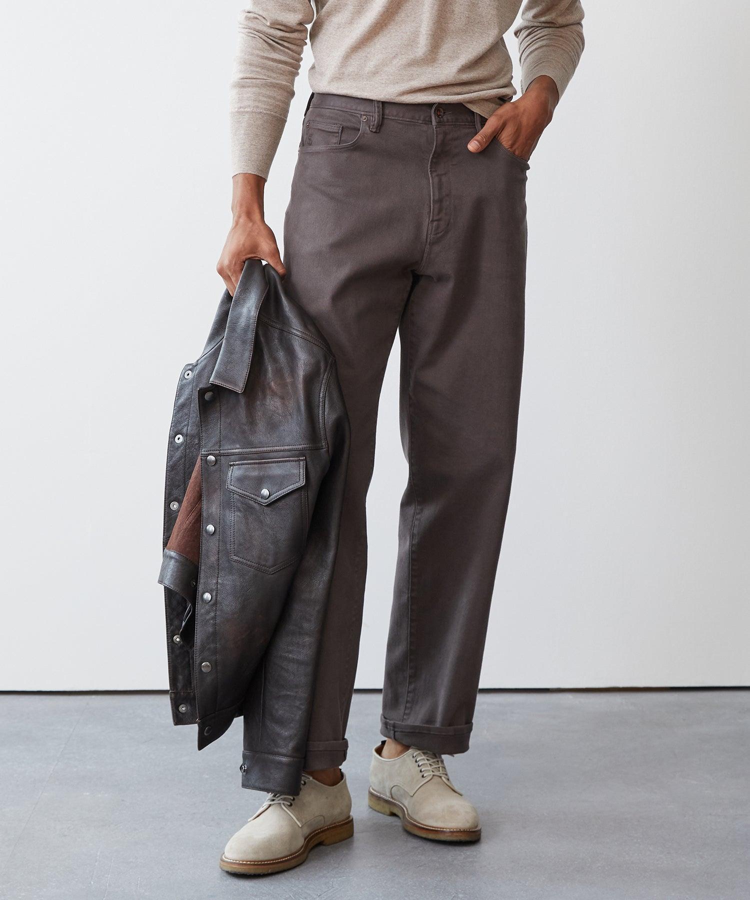 Relaxed Fit 5-Pocket Chino in Dark Granite Product Image