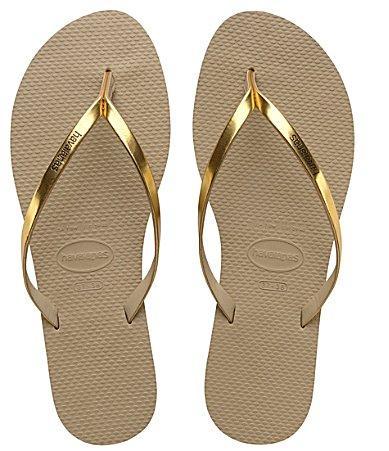 Havaianas You Metallic Flip Flops Product Image