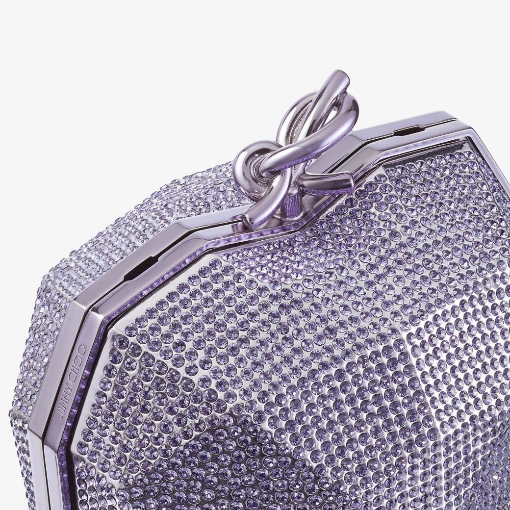 Faceted Heart Clutch Product Image