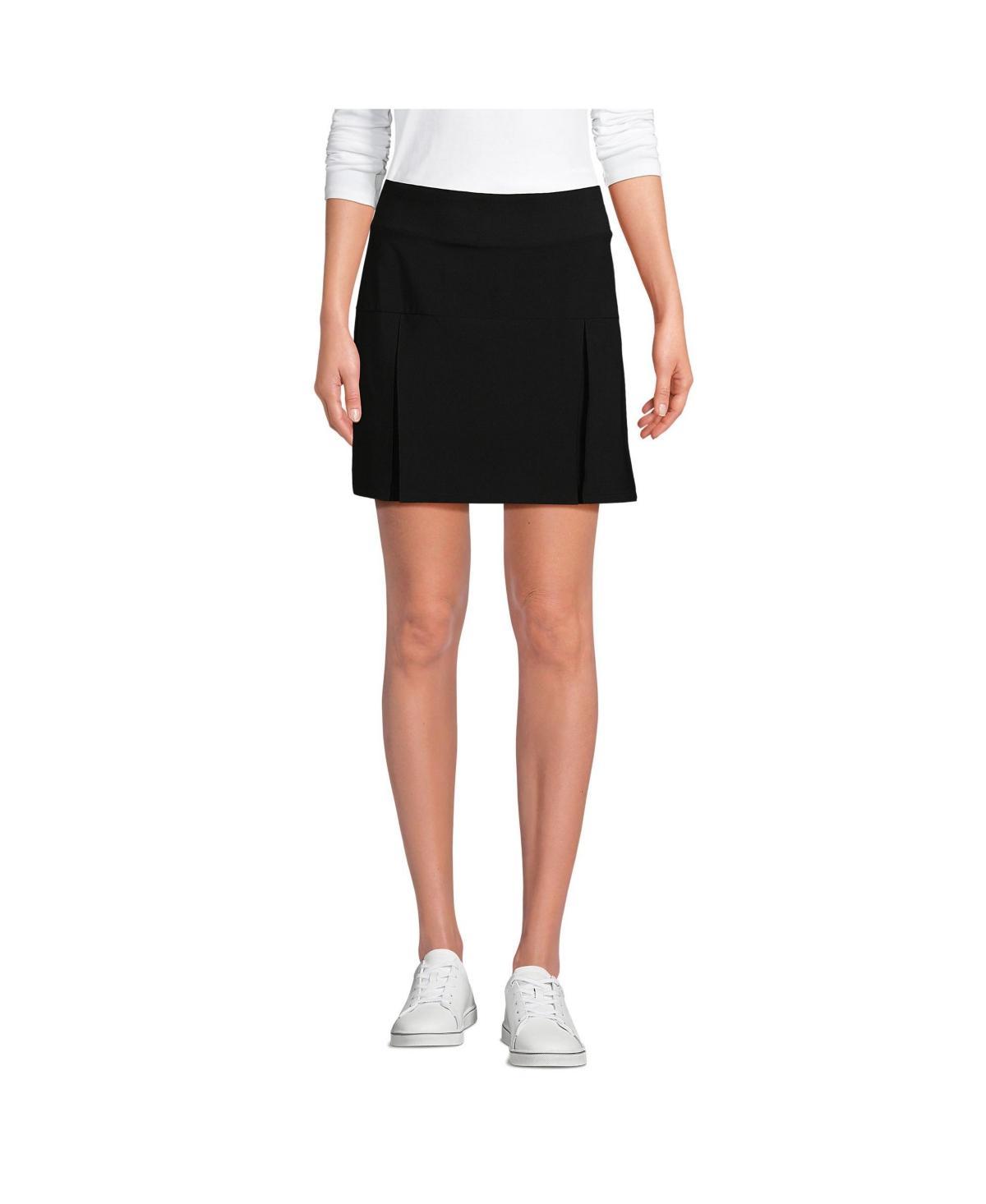 Lands End Womens Performance Pleated Skort Above the Knee product image