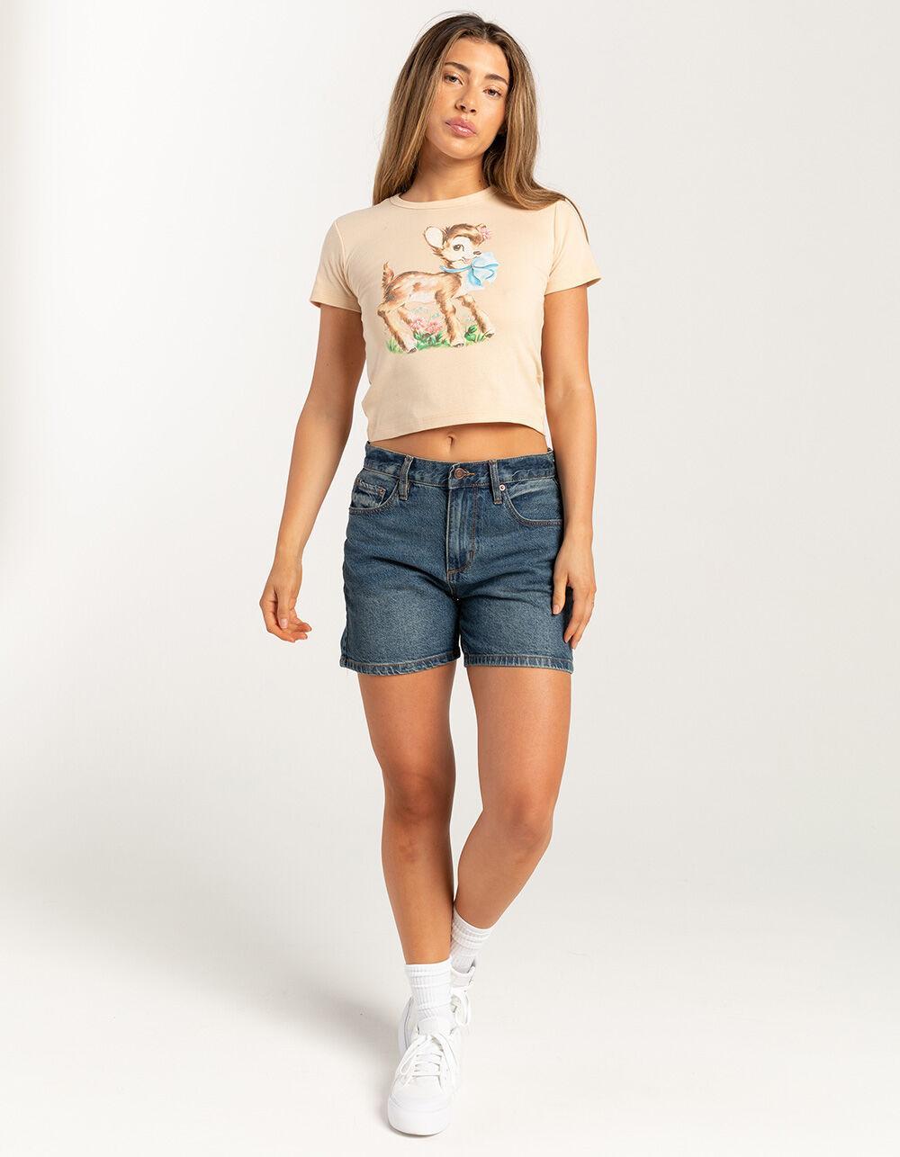 RSQ Womens Deer Baby Tee Product Image