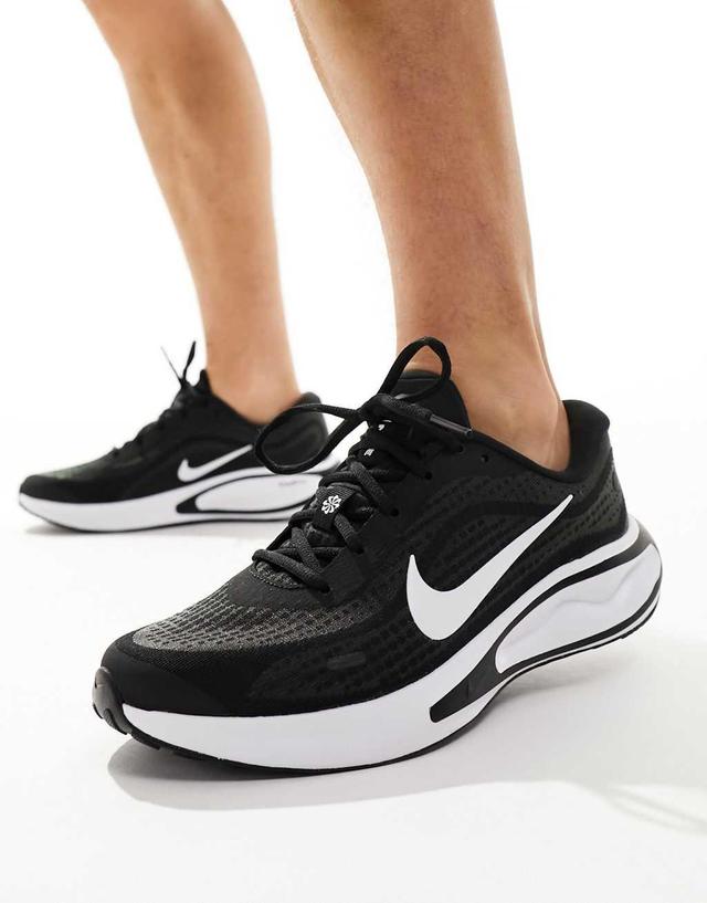 NIKE Journey Run Sneakers In Black And White Product Image