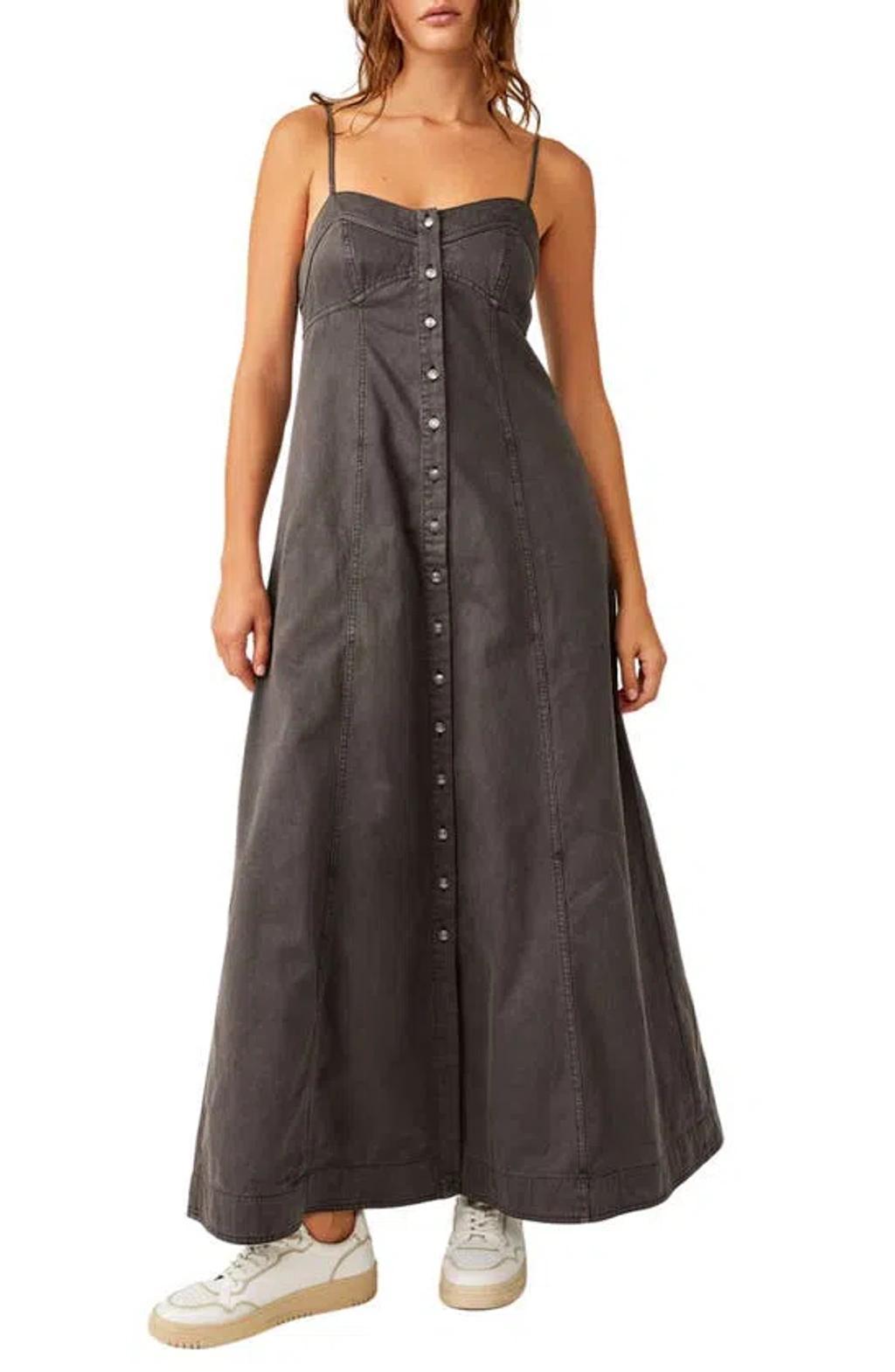 Just Jill Maxi In Black Pearl In Grey Product Image