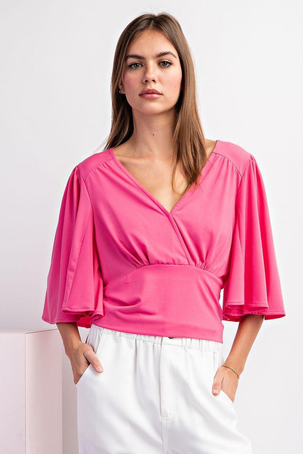 Pink Sassy Bell Top* Product Image