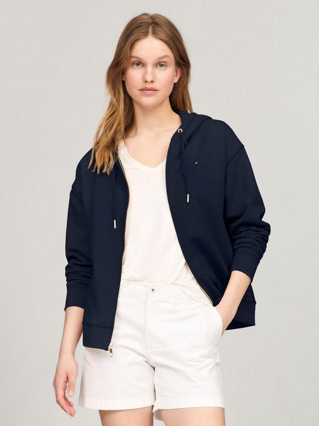 Tommy Hilfiger Women's Relaxed Fit Zip Hoodie Product Image