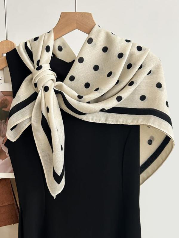 Contrast Color Keep Warm Polka-Dot Shawl&Scarf product image