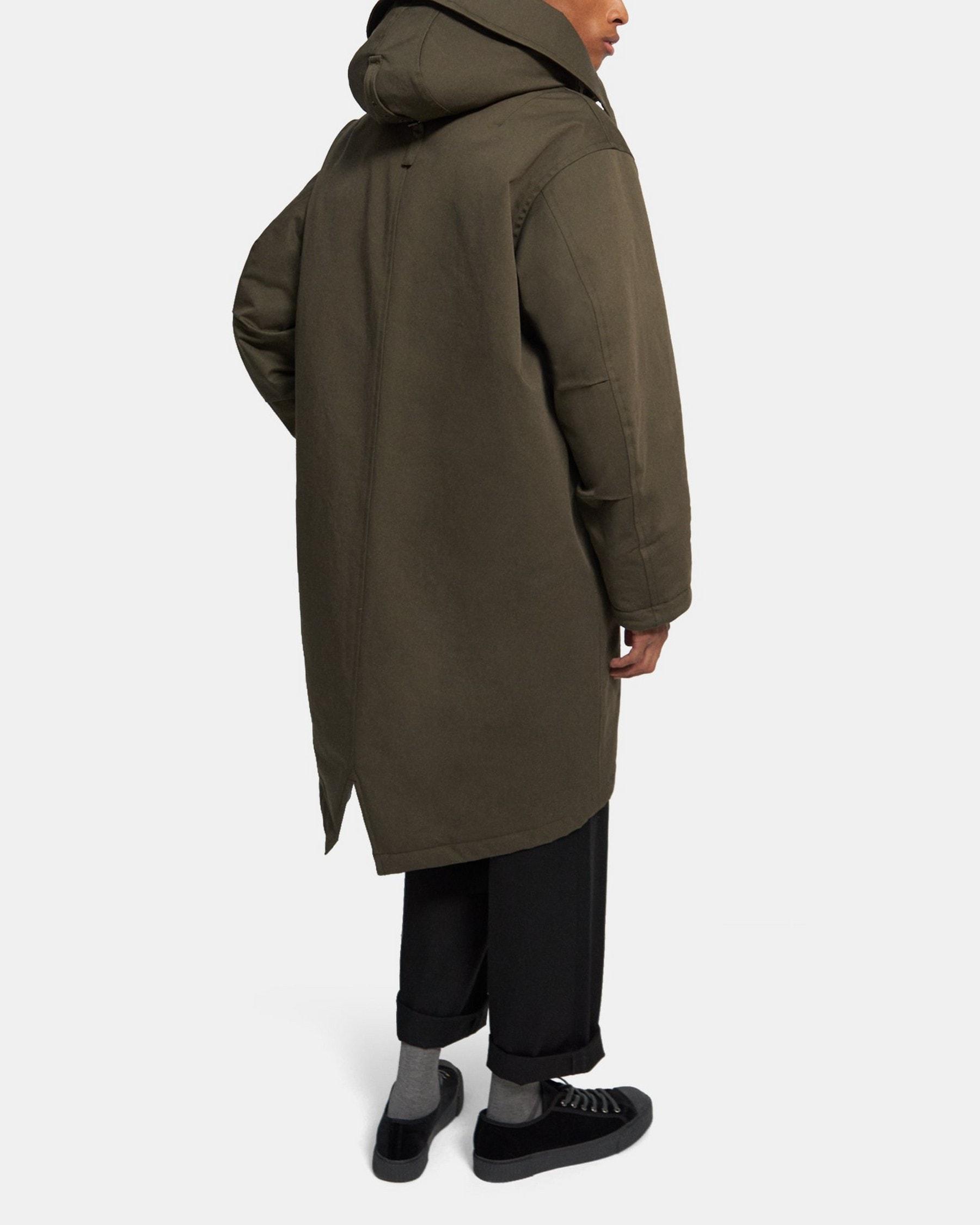 Hooded Cotton Parka Product Image