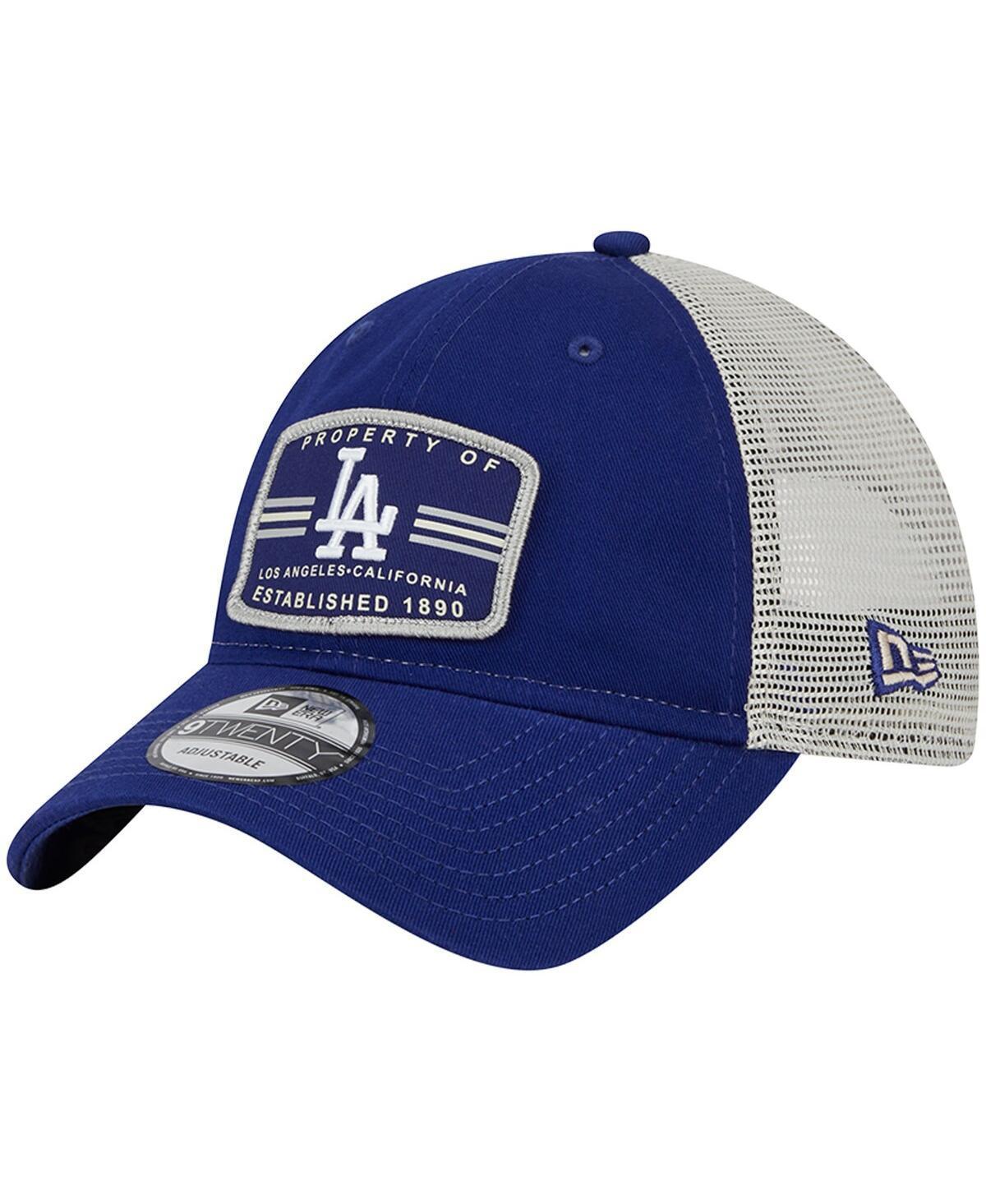 Mens New Era Navy Los Angeles Dodgers Property Trucker 9Twenty Snapback Hat Product Image