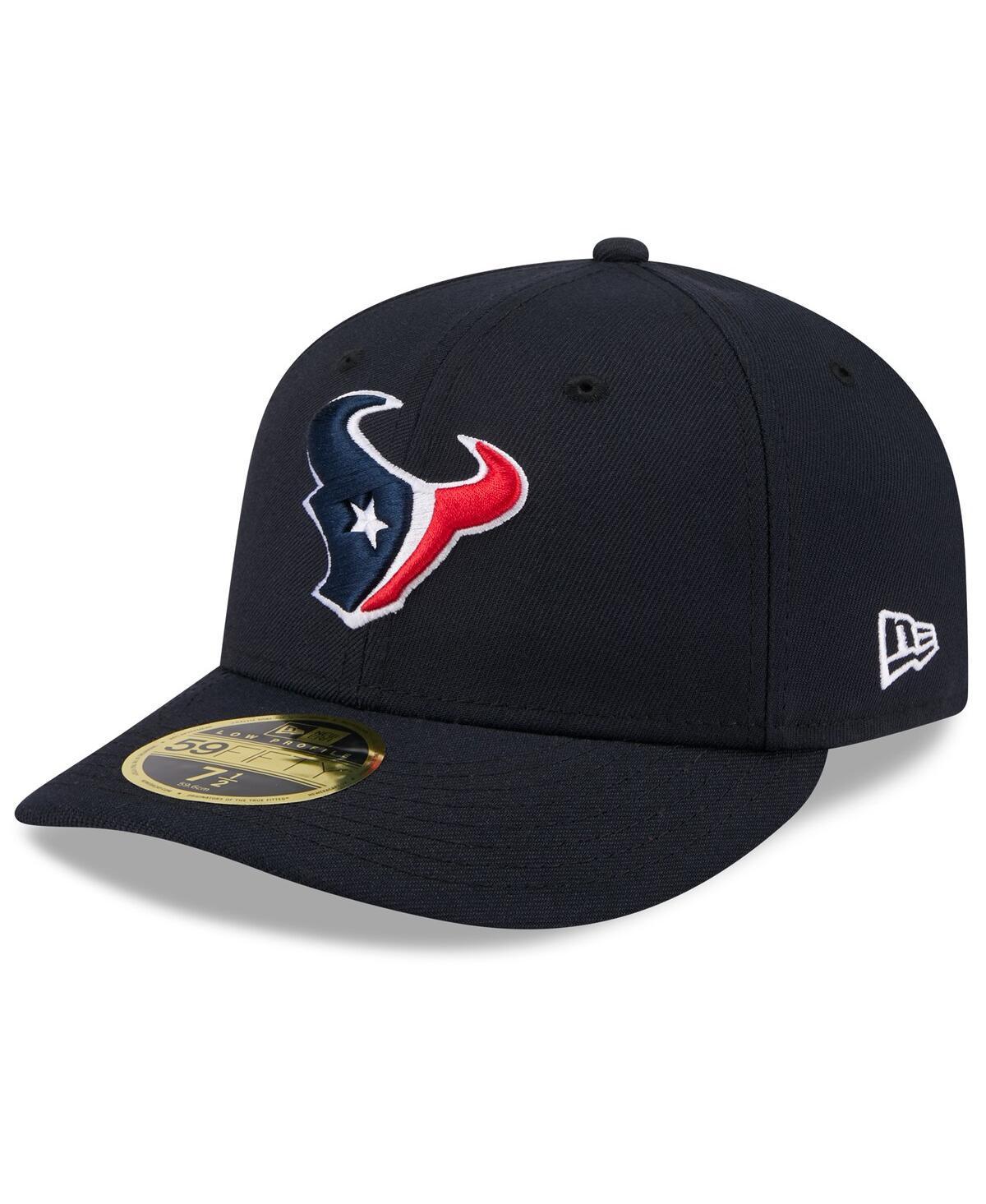 Mens New Era Houston Texans Omaha Low Profile 59FIFTY Fitted Hat Blue Product Image