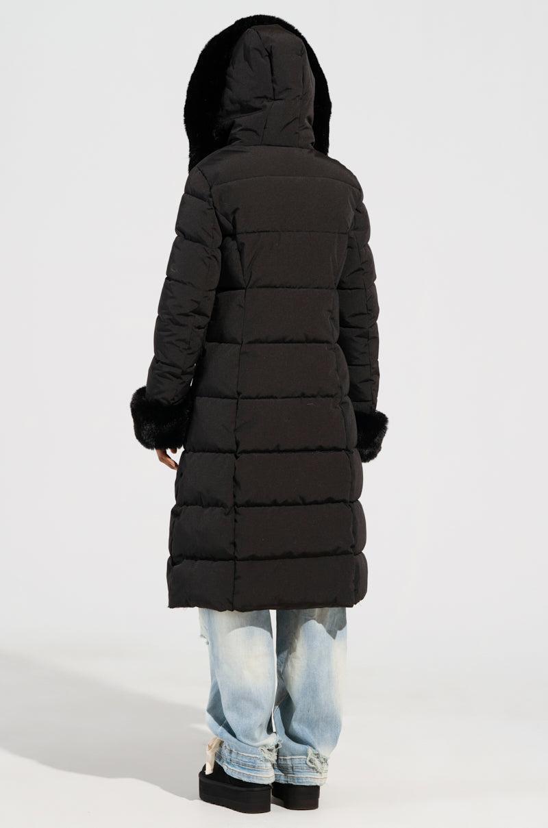 ARLETTE FUR TRIM PUFFER Product Image