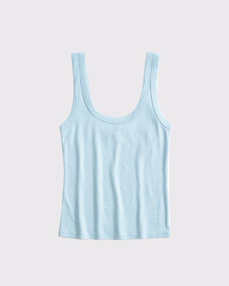 Vintage Rib Tuckable Scoopneck Tank Product Image