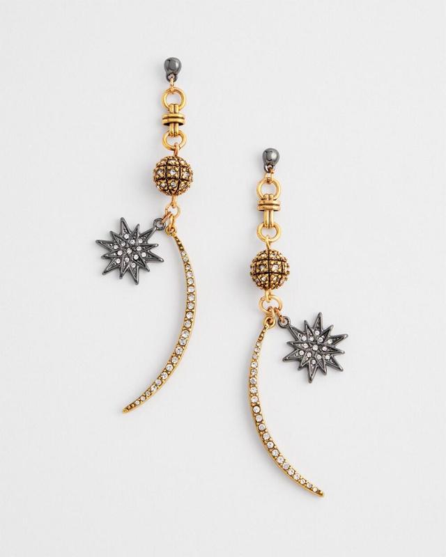 No Droop™ Stars and Moons Drop Earrings Product Image