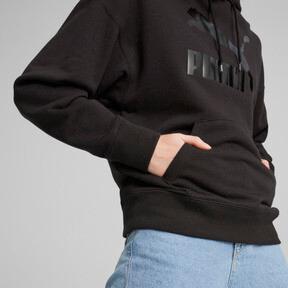 PUMA CLASSICS Shiny Logo Women's Hoodie Product Image