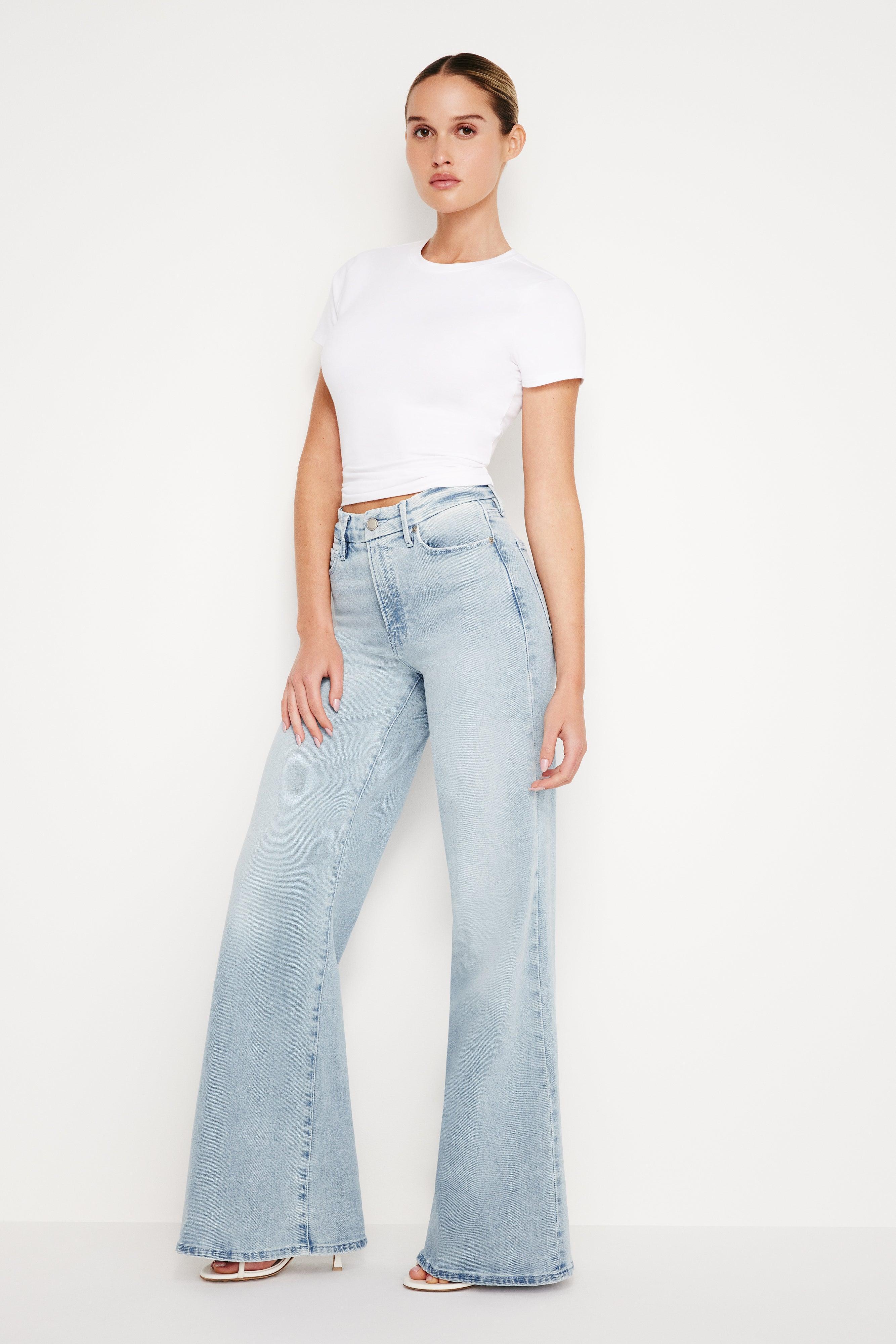 GOOD WAIST PALAZZO JEANS | BLUE452 Product Image