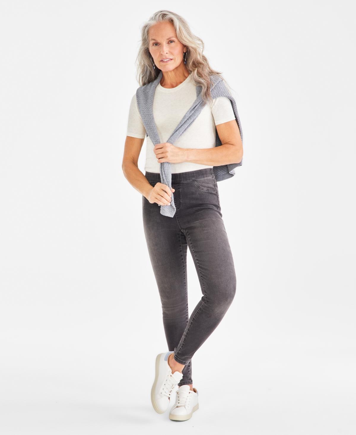 Style & Co Womens Mid-Rise Pull-On Jeggings, Created for Macys Product Image