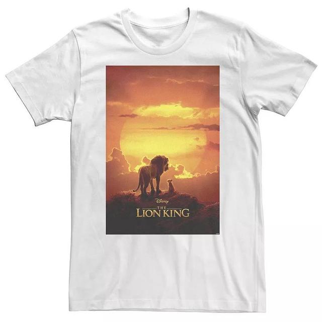 Big & Tall Disney The Lion King Pride Rock Live Action Movie Poster Tee, Mens Product Image