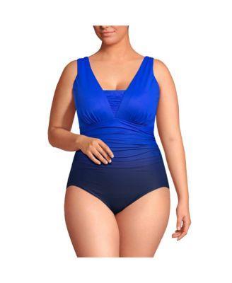 Plus Size SlenderSuit Grecian Tummy Control One Piece Swimsuit Product Image