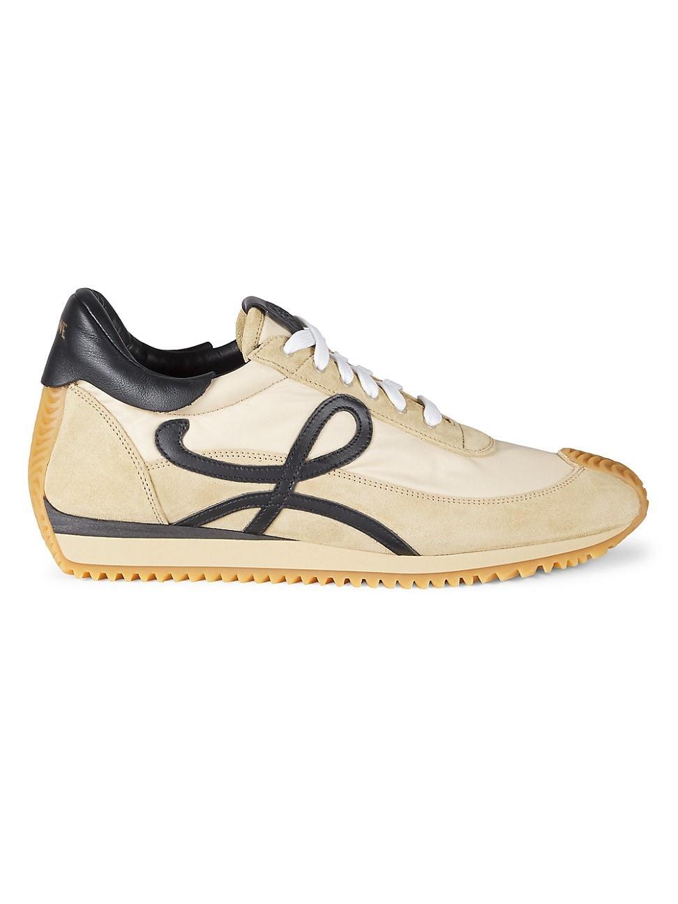 Mens Flow Runner Monogram Logo Sneakers Product Image