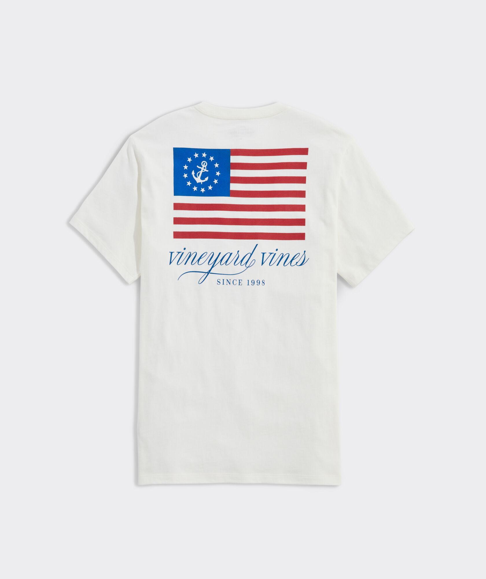 USA Anchor Flag Short-Sleeve Tee Product Image