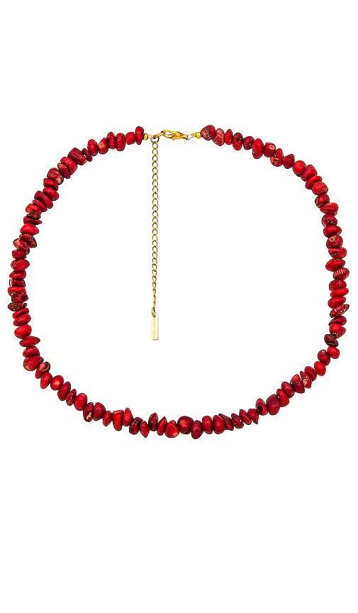 Casa Clara Sicily Necklace in Red. Product Image