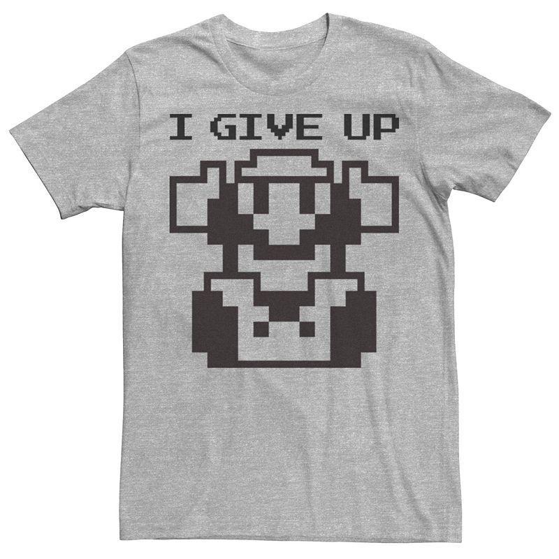 Mens Nintendo Super Mario I Give Up 8-Bit Tee Product Image