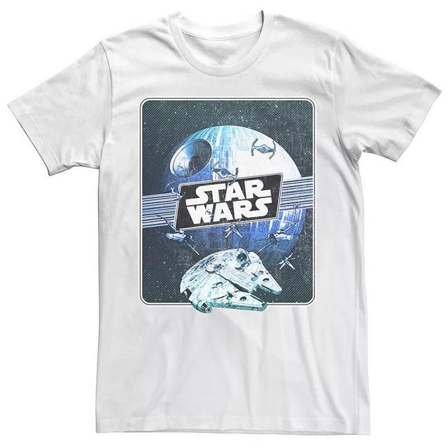 Mens Star Wars Rebel Death Star Poster Graphic Tee Product Image