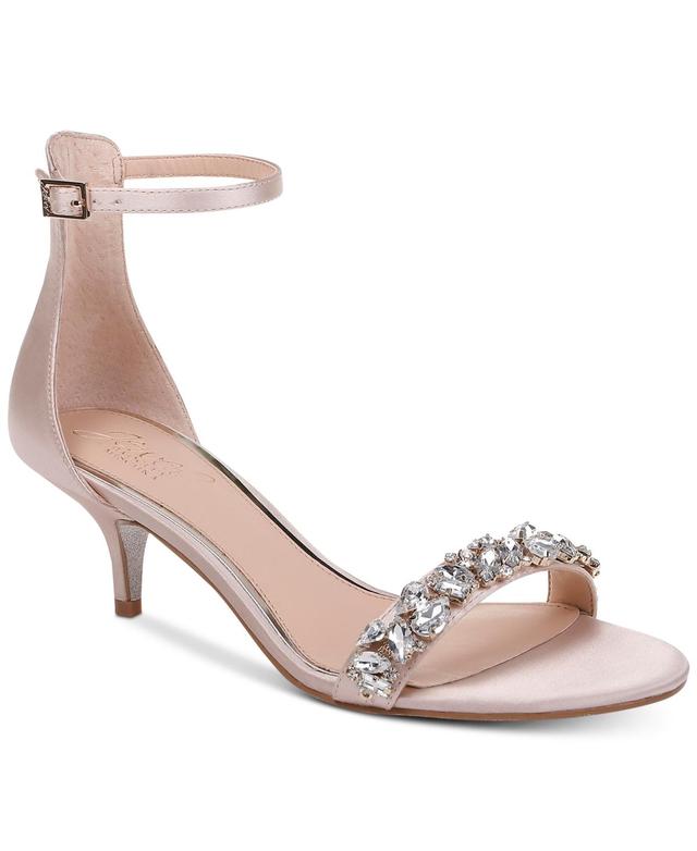 Jewel Badgley Mischka Dash Embellished Halo Strap Sandal Product Image