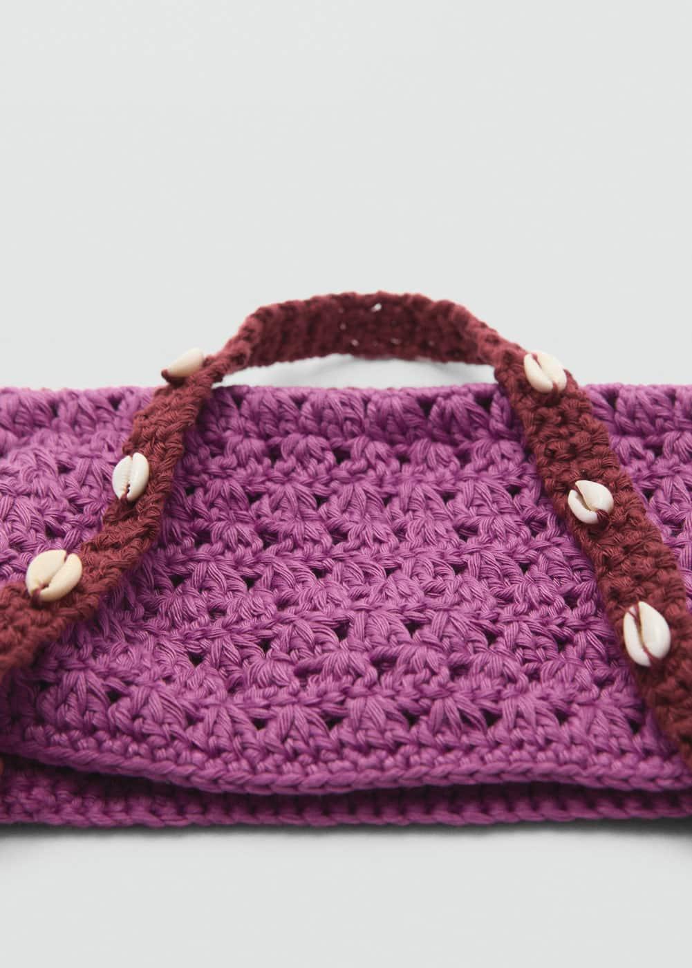 MANGO - Crochet handbag - One size - Women Product Image