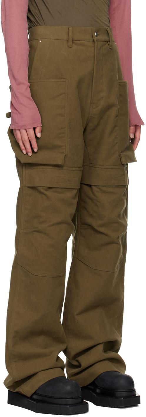 RICK OWENS Brown Porterville Stefan Cargo Pants In 35 Bean Product Image