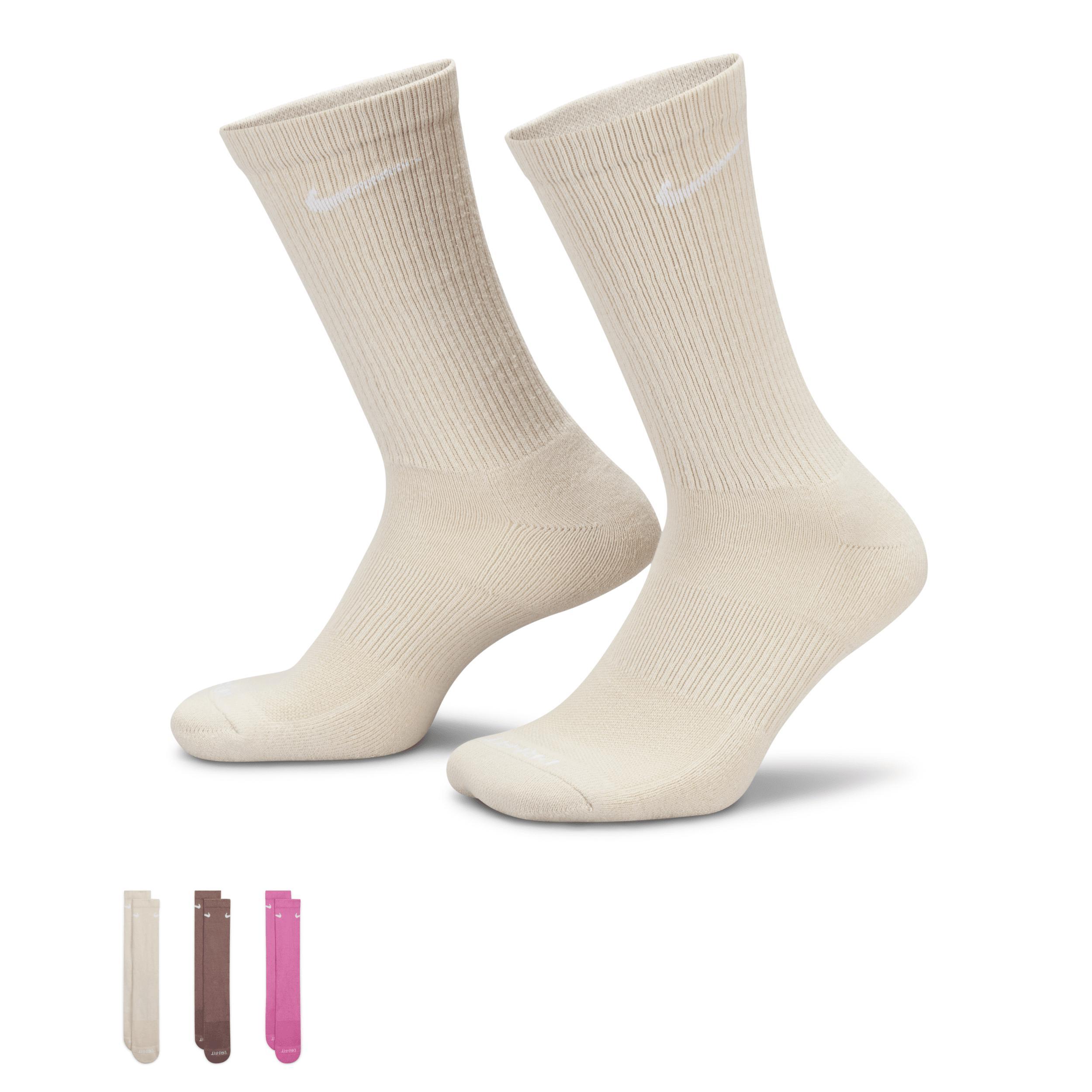 Nike Unisex Everyday Plus Cushioned Training Crew Socks (3 Pairs) Product Image