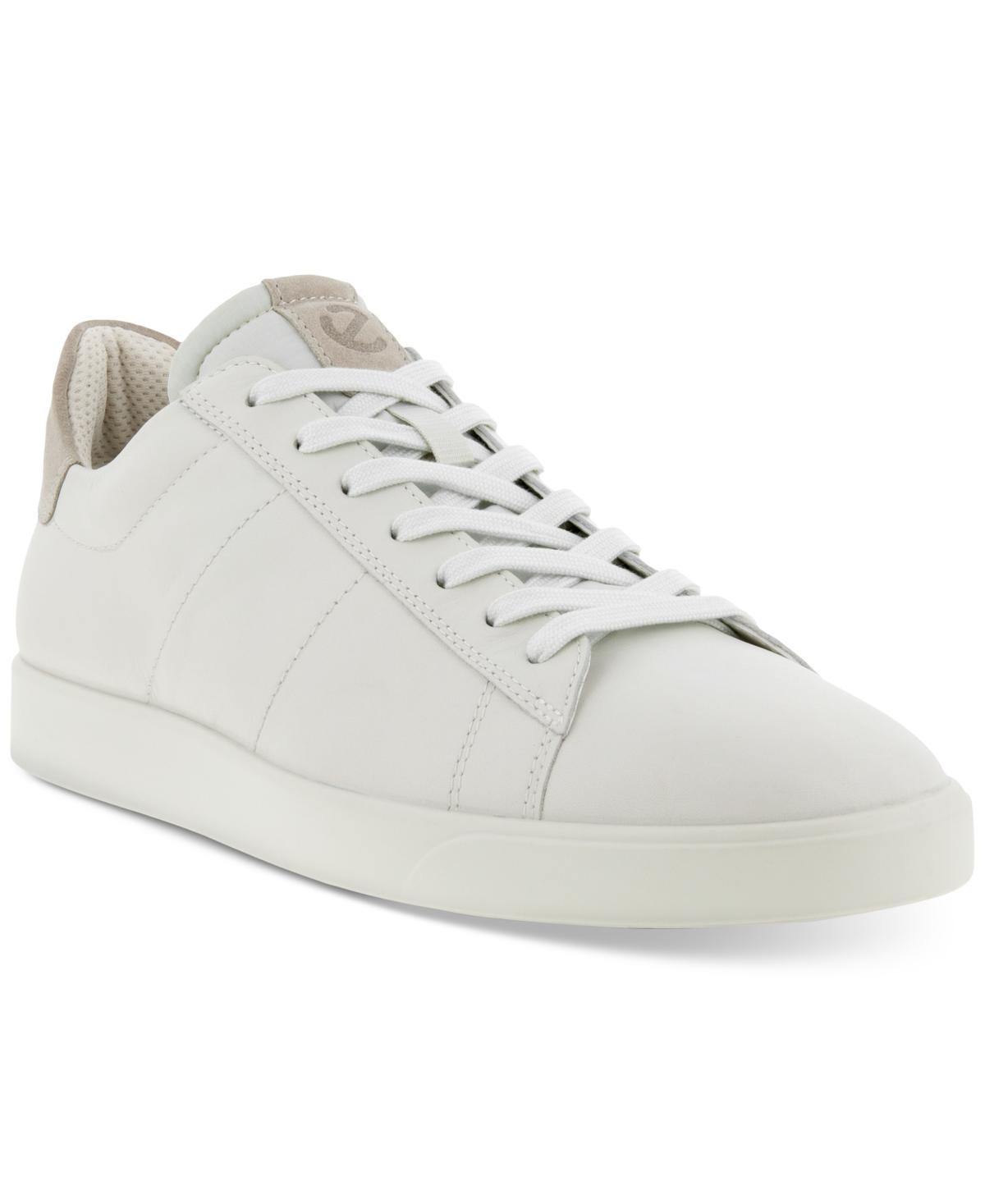 Ecco Mens Street Lite Retro Sneaker - White Product Image